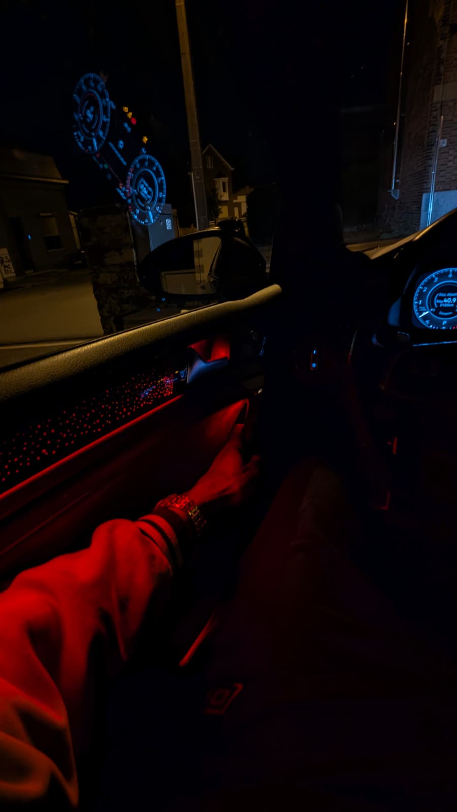 Éclairage ambient rouge