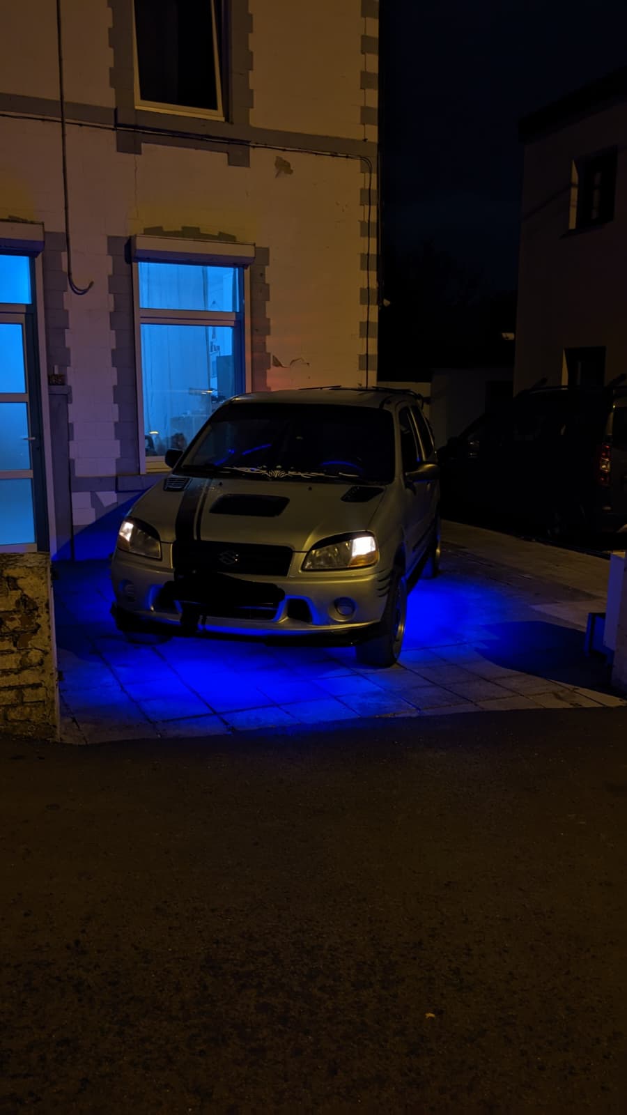 Vue avant nocturne